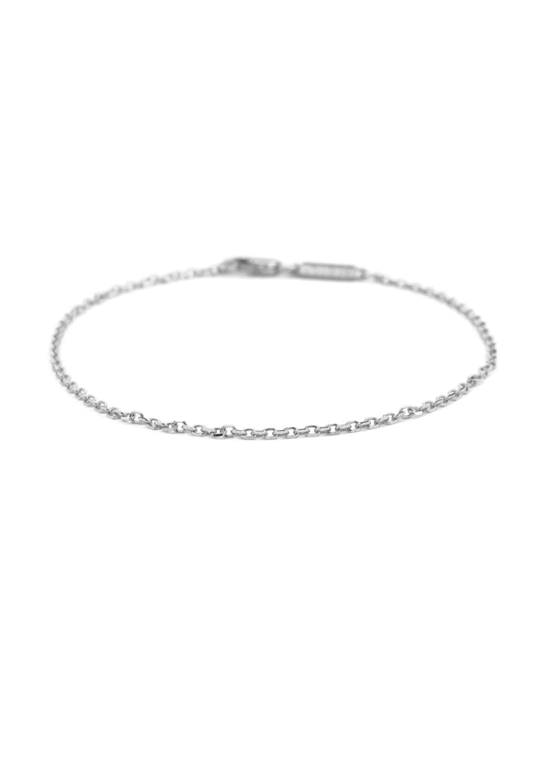 1.5mm Diamond Cut Bracelet Chain - Meili Fine Jewelry
