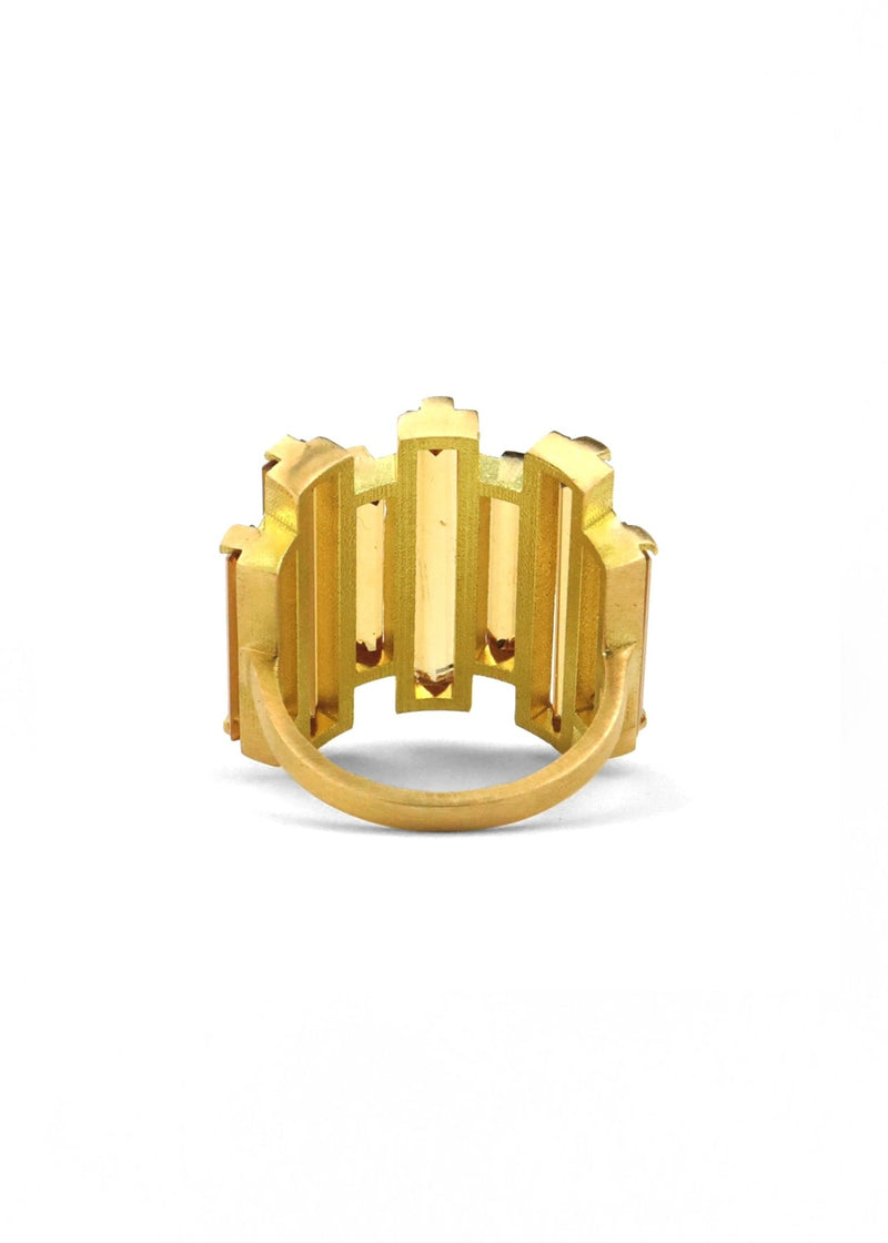 7-Stone Pillar Ring - Meili Fine Jewelry