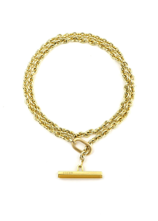 Long Pillar Bracelet - Double Wrap - Meili Fine Jewelry