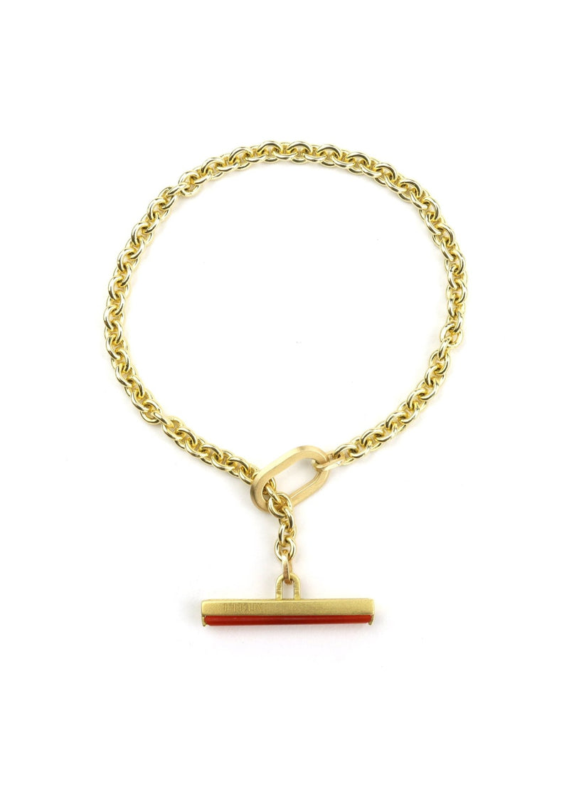 Long Pillar Toggle Bracelet - Meili Fine Jewelry