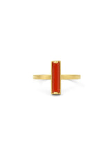 Petite Vertical Pillar Ring - Meili Fine Jewelry