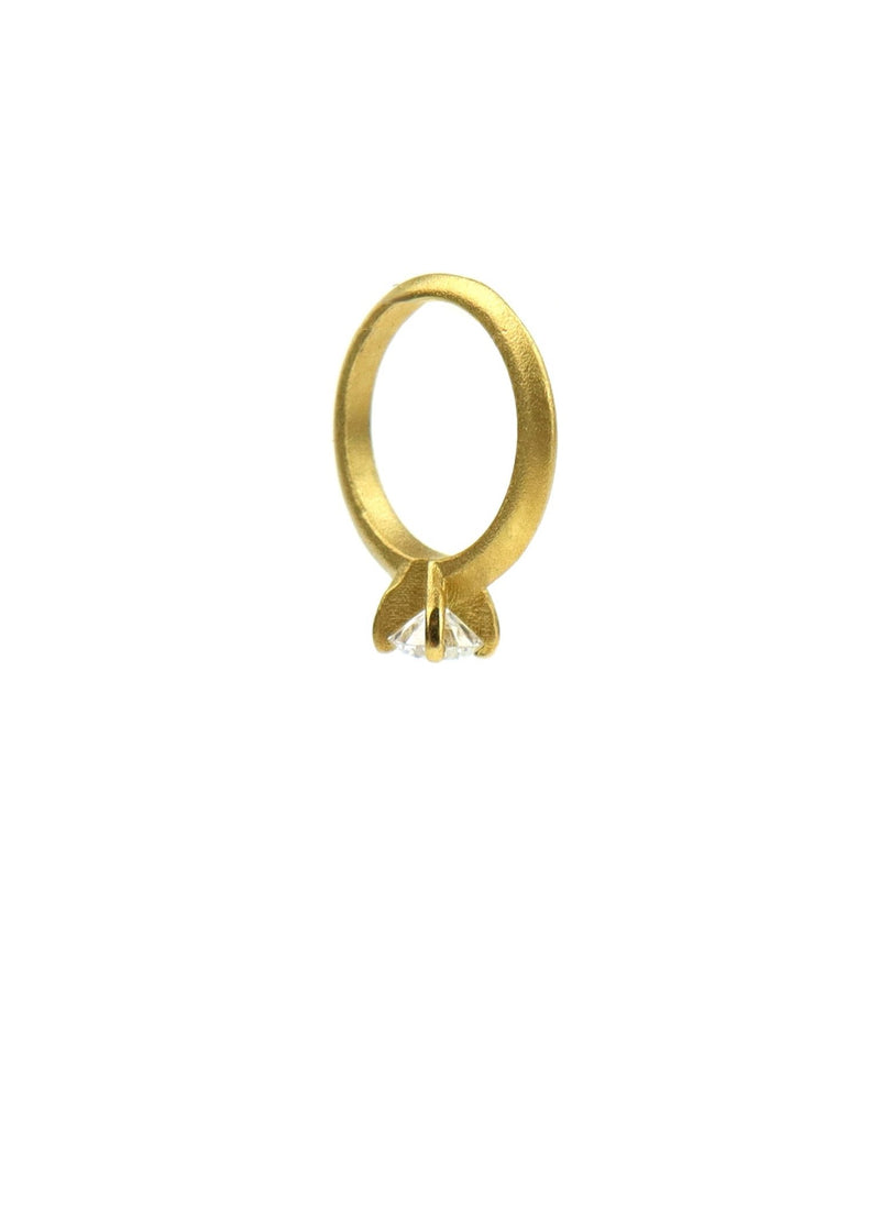 Round Solitaire Devotion Emblem - Meili Fine Jewelry